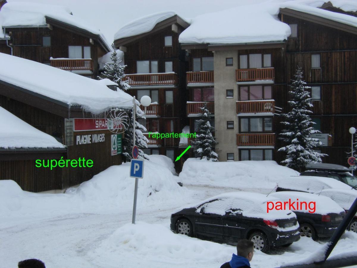 Appartement 5 Pers Plagne Village La Plagne Kültér fotó