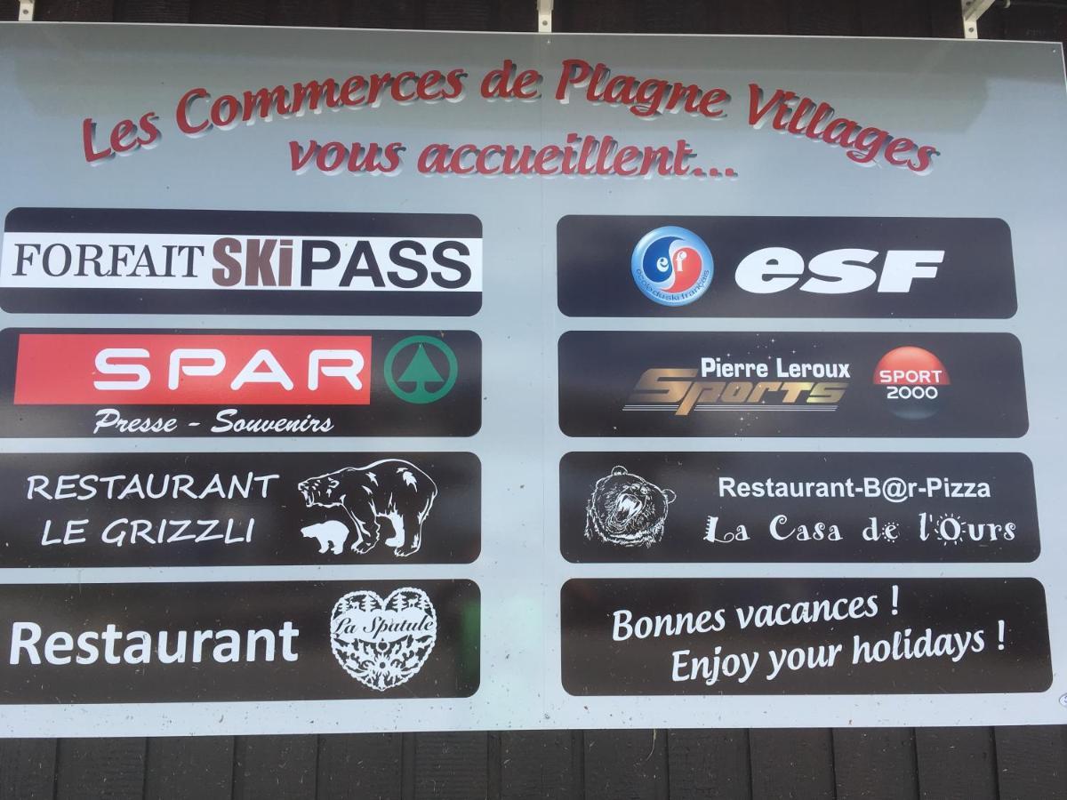 Appartement 5 Pers Plagne Village La Plagne Kültér fotó