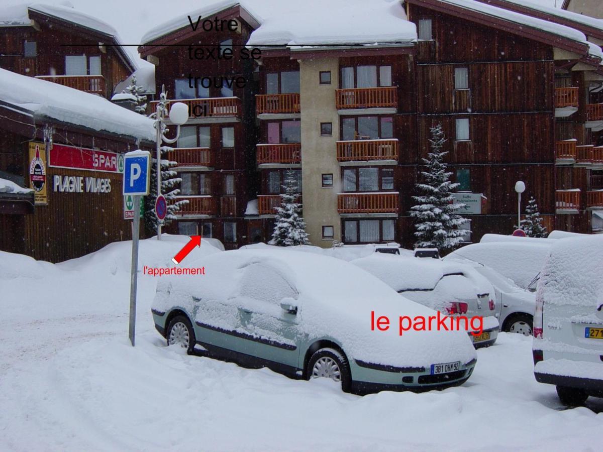 Appartement 5 Pers Plagne Village La Plagne Kültér fotó
